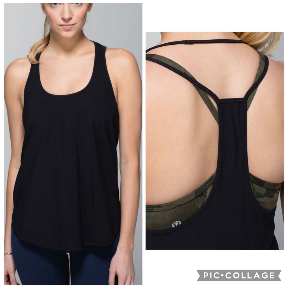 Lululemon Coastal Racerback Tank Navy